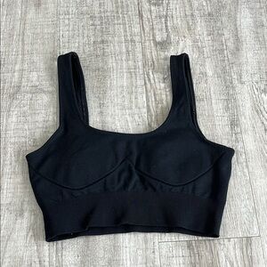 Wolves Black Women's Sports Bra